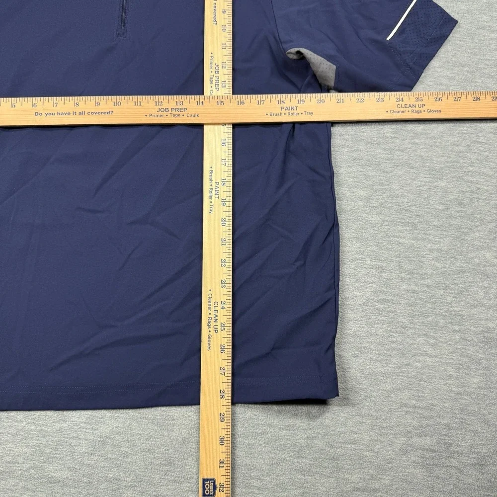 Under Armour Shirt Men S Navy Blue Murphy Ranch Baseball 1/4 Zip Short Sleeve‎